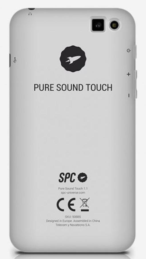 Reproductor MP5 - SPC Pure Sound, 8Gb, Bluetooth y WiFi, Pantalla de 4.3", Cámara