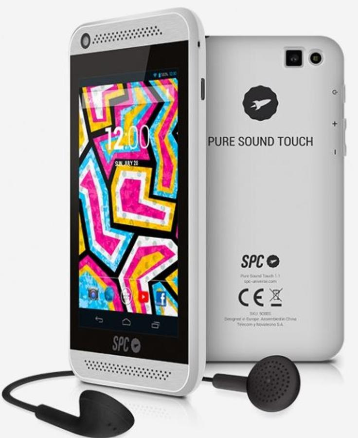 Reproductor MP5 - SPC Pure Sound, 8Gb, Bluetooth y WiFi, Pantalla de 4.3", Cámara