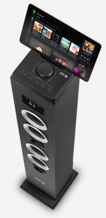 Torre de sonido - SPC 4551 Thunder Tower, Radio FM, Bluetooth, USB