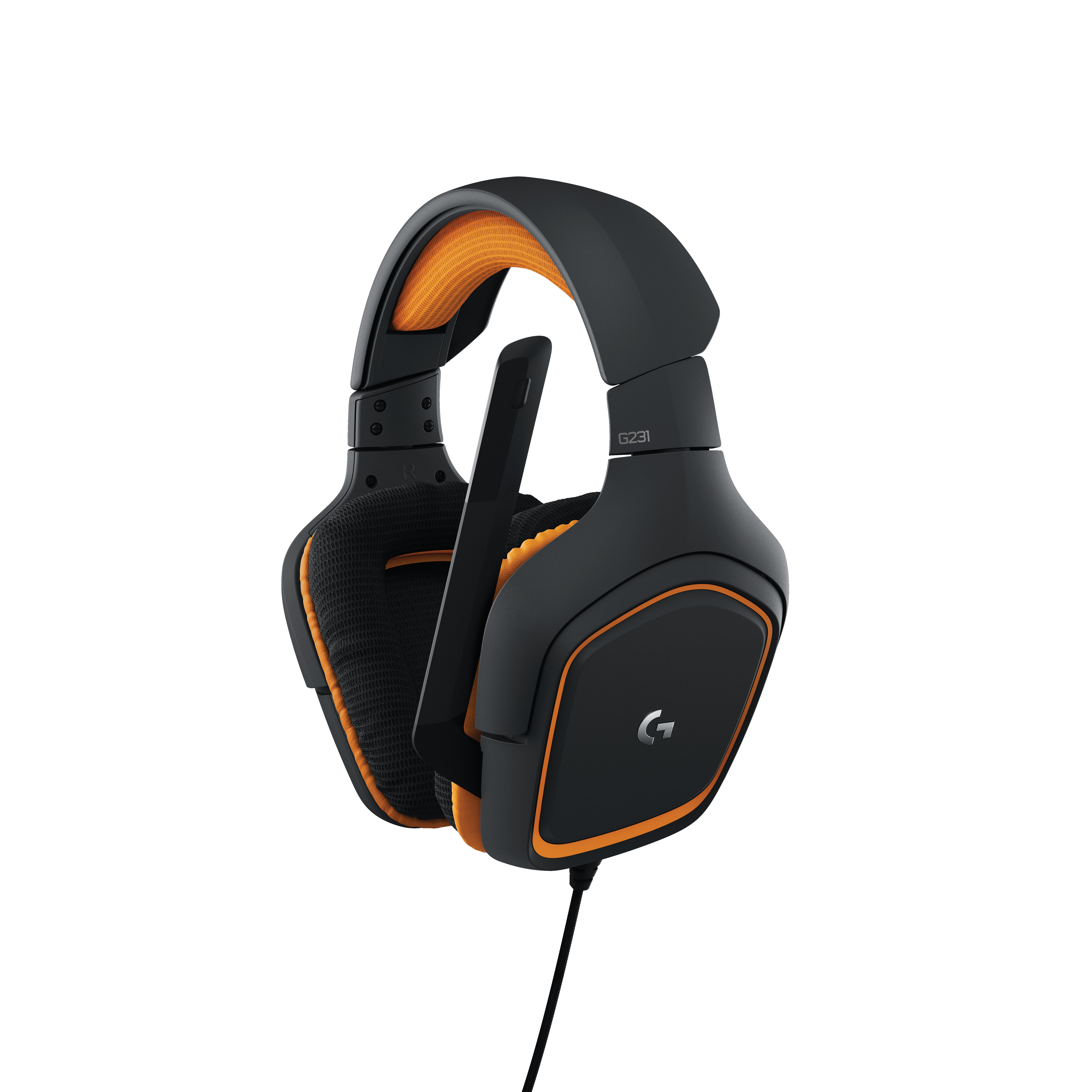 Auriculares gaming - LOGITECH Logitech G231 Prodigy Binaurale Diadema Negro, Naranja