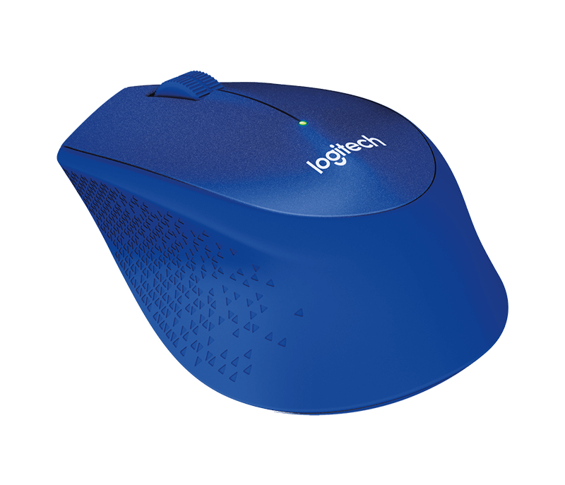 Ratón inalámbrico - Logitech M330 Silent Plus, 1000DPI, Óptico, Mano derecha, Negro