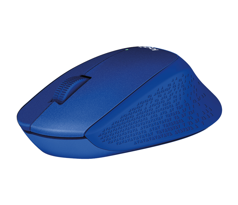 Ratón inalámbrico - Logitech M330 Silent Plus, 1000DPI, Óptico, Mano derecha, Negro