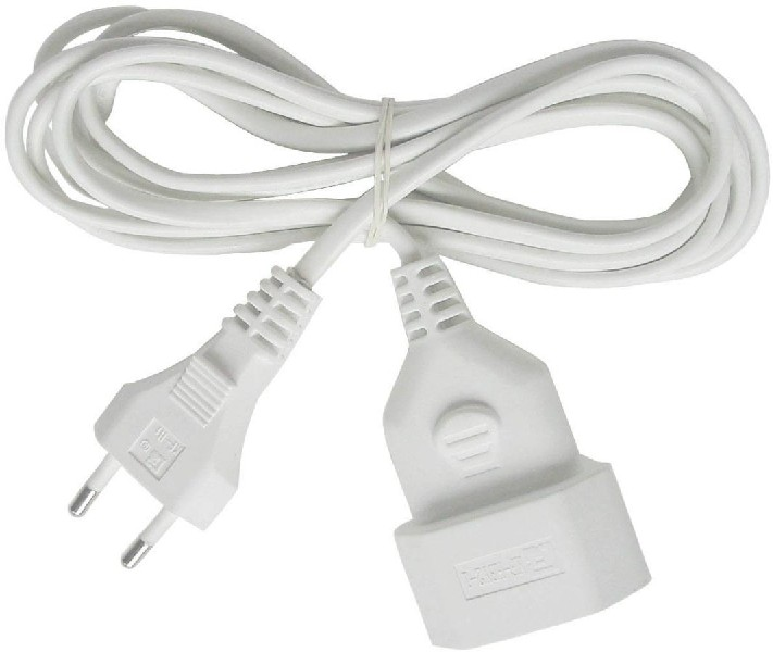 Alargo Brennensthul 1161660 3 metros blanco brennenstuhl cable de corriente enchufe plano tipo europeo