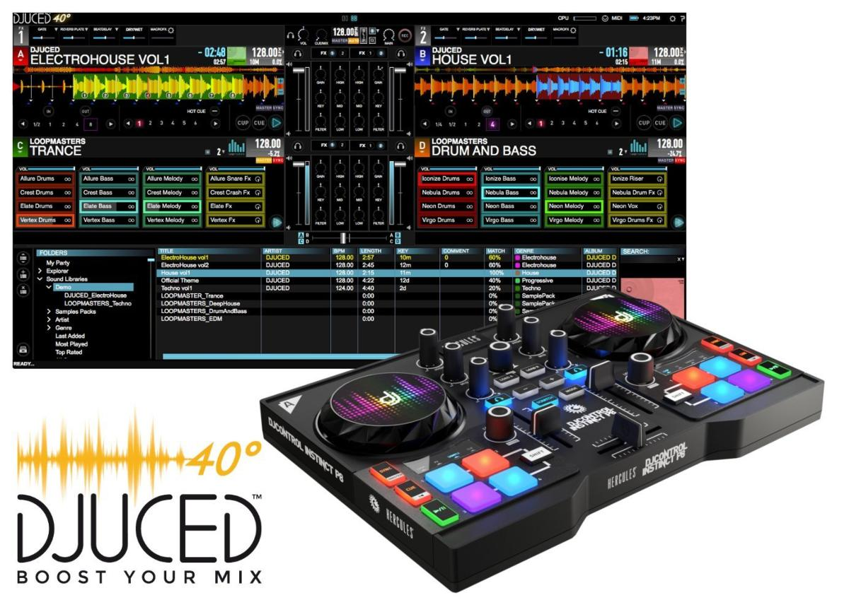HERCULES 4780870 DJ CONTROL INSTINCT P8 PART