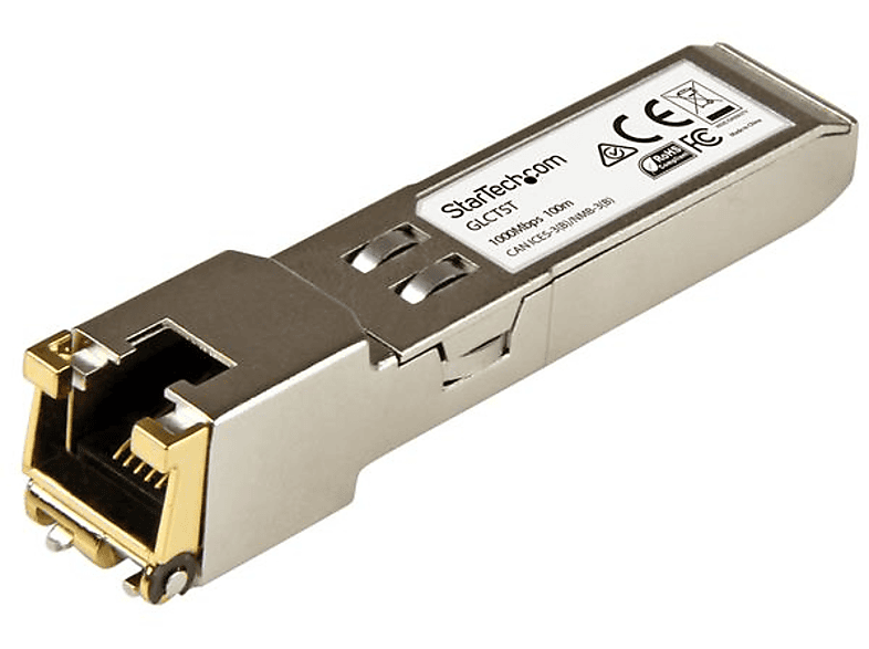 Transceptor SFP | StarTech.com GLCTST Módulo SFP RJ45 Gigabit Cobre Compatible con Cisco GLC-T