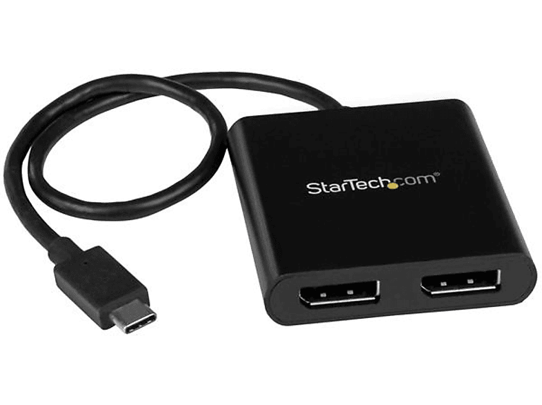 Splitter | StarTech.com MSTCDP122DP Divisor Multiplicador USB-C a DisplayPort 2 Puertos Hub MST