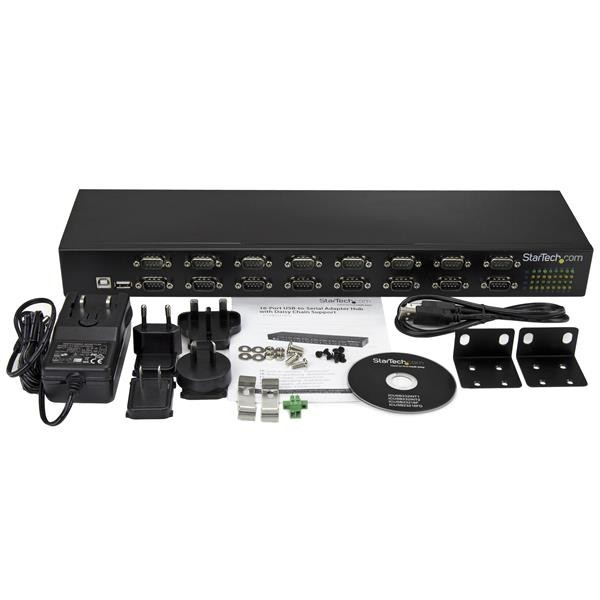 Hub Serie - StarTech.com ICUSB23216FD Adaptador USB a Concentrador de 16 Puertos Serie