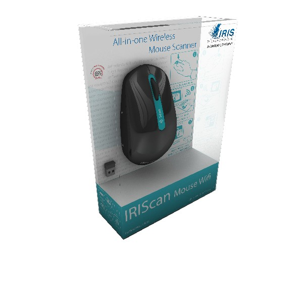 Ratón inalámbrico - I.R.I.S. IRIScan Mouse Wifi Ratón A3 Negro