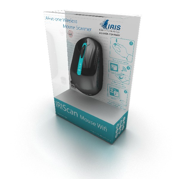 Ratón inalámbrico - I.R.I.S. IRIScan Mouse Wifi Ratón A3 Negro
