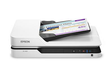 Epson WorkForce DS-1630 Cama plana 1200 x 1200DPI A4 Negro, Color blanco