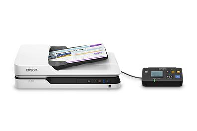Epson WorkForce DS-1630 Cama plana 1200 x 1200DPI A4 Negro, Color blanco