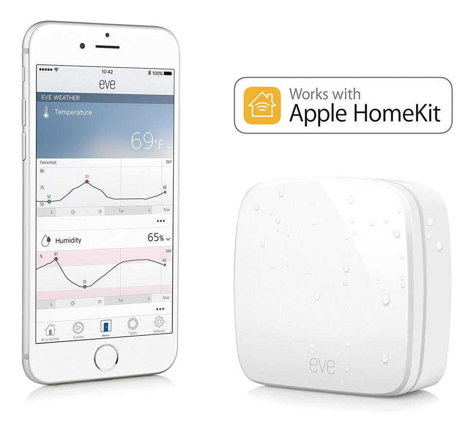 Sensor inalámbrico exterior - Elgato Weather, Blanco
