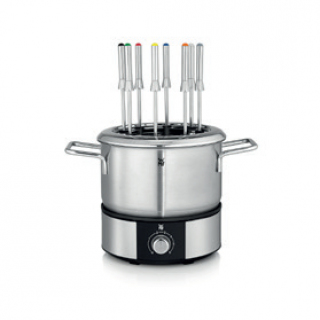 Fondue - WMF LONO 04 1513 0011 Potencia 1400W, Capacidad 1,5L, 8 tenedores, 6 posicio