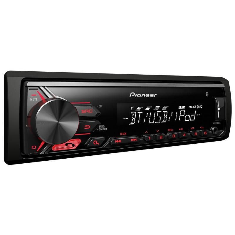 Autorradio - Pioneer MVH-390BT, Radio FM/AM RDS, USB, Aux-in