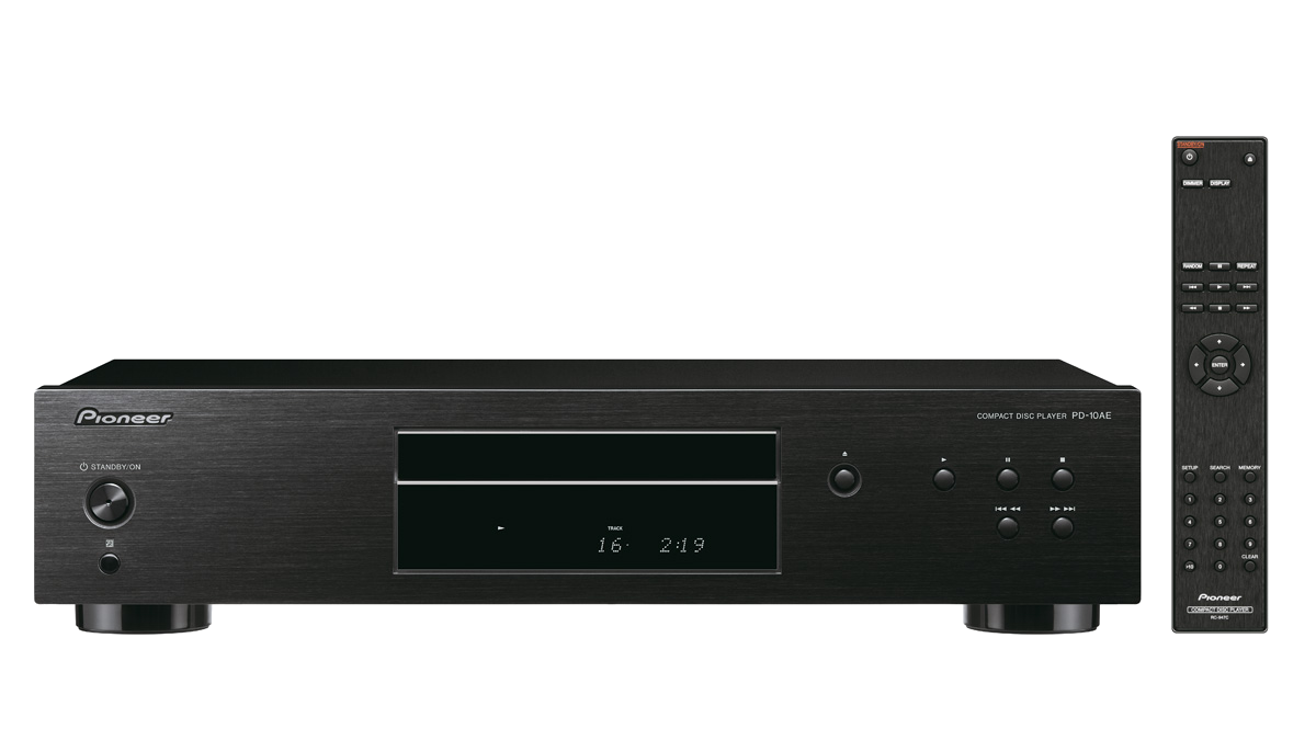 Reproductor CD - Pioneer PD-10AE-B, Función repetición, Mando a distancia, Silent Drive, Negro