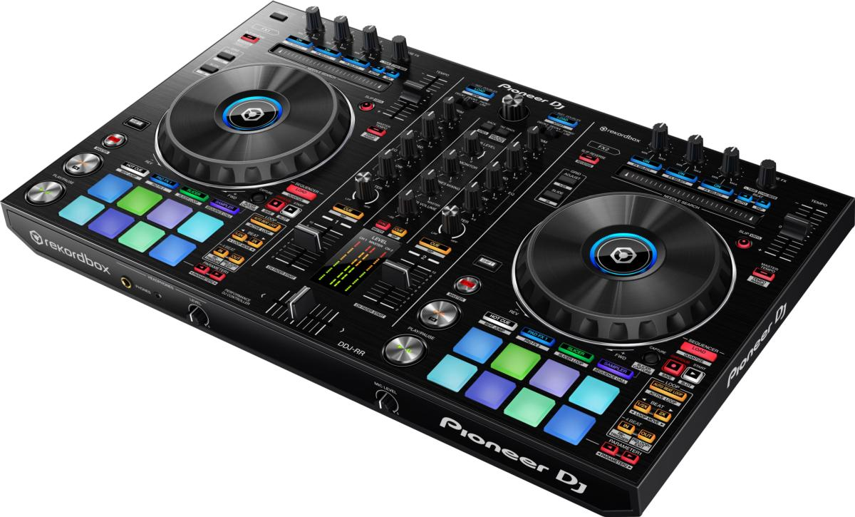 Controladora DJ - Pioneer DDJ-RR, 2 canales, licencia rekordbox dj, 8 Hot Cues, 2 phono
