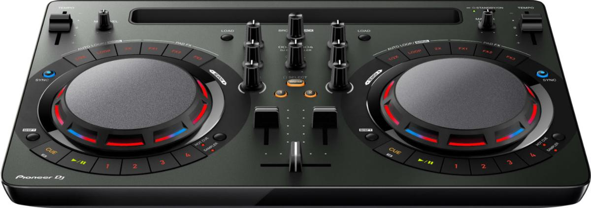 Controlador DJ - Pioneer DDJ-WEGO4-K, 2 canales, USB, rekordbox dj, Jog Wheels, Negro
