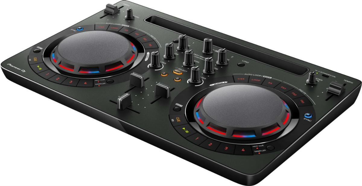 Controlador DJ - Pioneer DDJ-WEGO4-K, 2 canales, USB, rekordbox dj, Jog Wheels, Negro