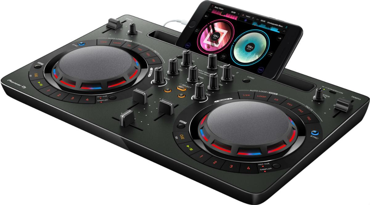 Controlador DJ - Pioneer DDJ-WEGO4-K, 2 canales, USB, rekordbox dj, Jog Wheels, Negro