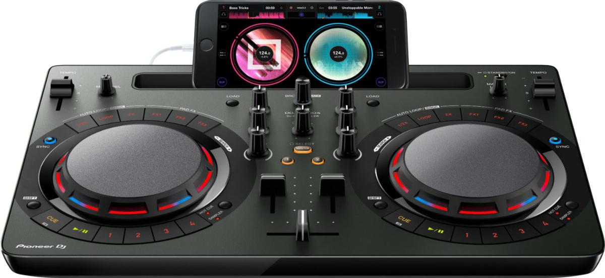 Controlador DJ - Pioneer DDJ-WEGO4-K, 2 canales, USB, rekordbox dj, Jog Wheels, Negro