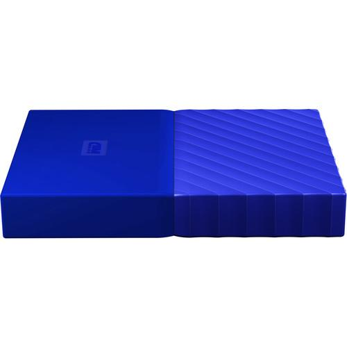 Disco duro externo 1 TB - WD My Passport, Portátil, HDD, USB 3.0, Para Windows y Mac, 2.5", Azul
