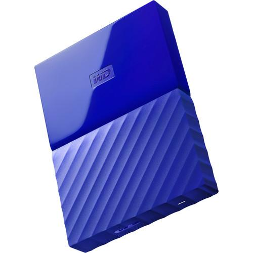 Disco duro externo 1 TB - WD My Passport, Portátil, HDD, USB 3.0, Para Windows y Mac, 2.5", Azul
