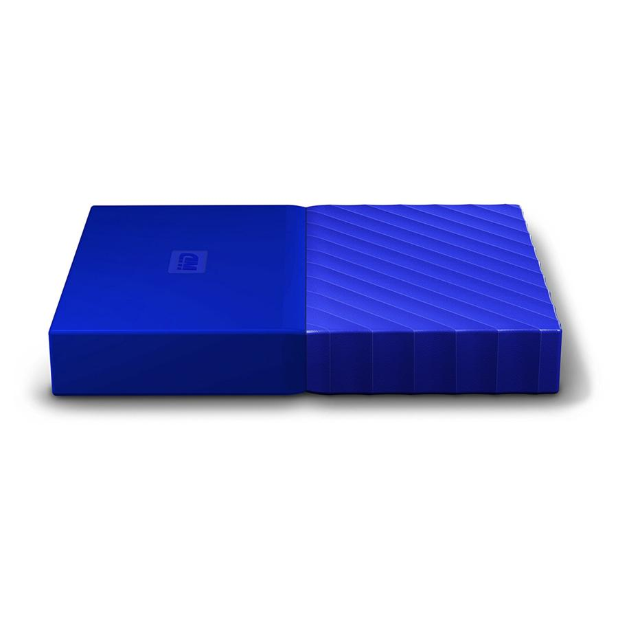 Disco duro externo 3 TB - WD My Passport, Portátil, HDD, USB 3.0, Para Windows y Mac, 2.5", Azul
