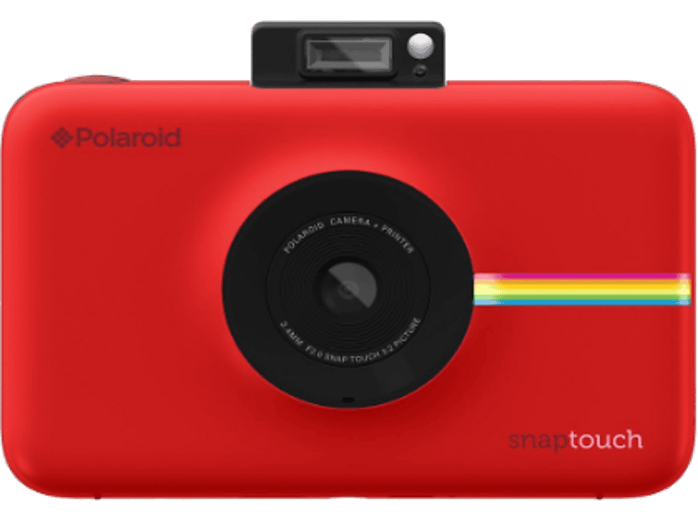 Polaroid Snap Touch 13 mp pantalla de 3.5 bluetooth rojo digital con y lcd tecnología zero zink camara instantanea obturación 10 batería iones 51x76mm