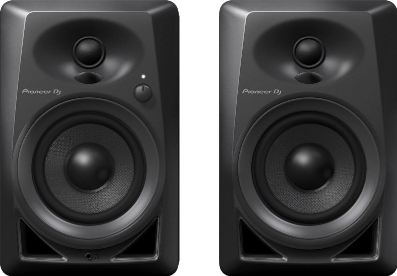 Altavoces - Pioneer DM-40, 35W, 2.0 canales, amplificador clase AB, tecnología DECO, Negro