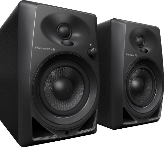 Altavoces - Pioneer DM-40, 35W, 2.0 canales, amplificador clase AB, tecnología DECO, Negro