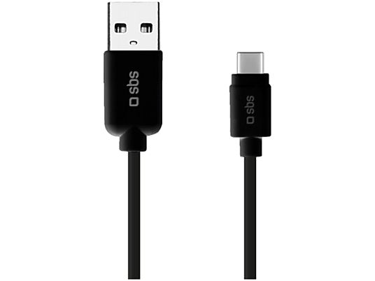 SBS Cavo dati USB 2.0 - Type-C - Cavo dati (Nero)