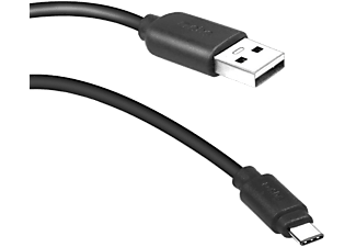 SBS Datenkabel USB 2.0 - Typ C - Datenkabel (Schwarz)