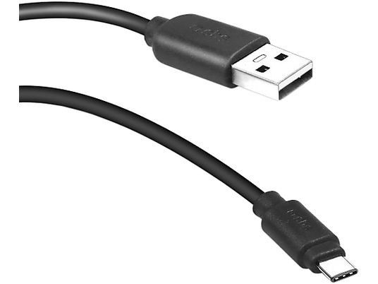 SBS Câble de données USB 2.0 - Type-C - Câble de données (Noir)