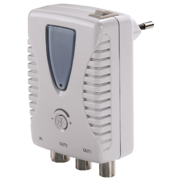 Amplificador Señal Tv hama 00123393 5 794mhz para 2 dispositivos blanco de 794