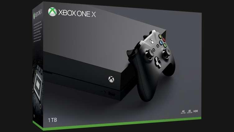 Consola - Xbox One X, 4K, 12 GB RAM, 6 Teraflops, 1 TB, Negro