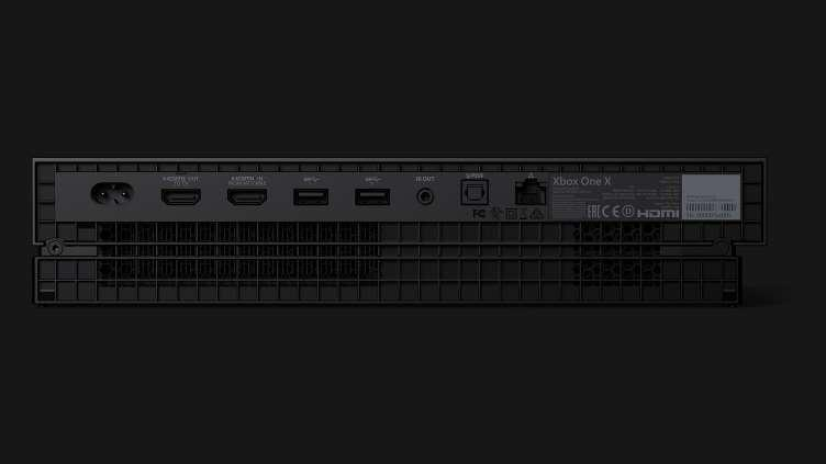 Consola - Xbox One X, 4K, 12 GB RAM, 6 Teraflops, 1 TB, Negro