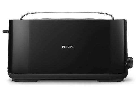 Tostadora  Philips HD2581/90, 8 ajustes, Rejilla calientabollos, Función  extraelevación, 900 W, Negro
