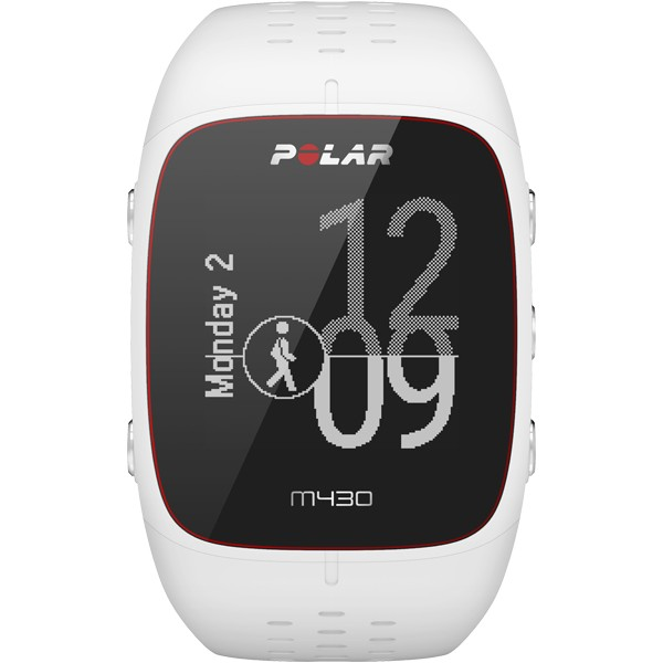 Reloj deportivo - Polar M430, Blanco, Talla S, GPS, Pulsómetro