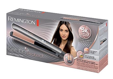 Remington Shine Therapy Pro Plancha de Pelo con Revestimiento de Cerámica  Azul