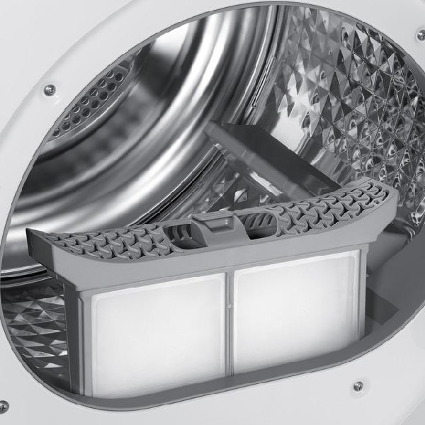 Secadora - Samsung DV90M6200CW/EC, 9kg, Bomba de calor, A+++, Blanco