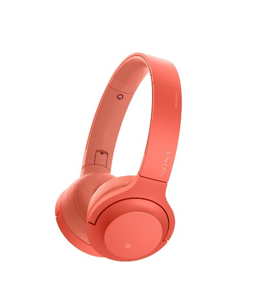 Auriculares inalámbricos - Sony WHH800R, Bluetooth, NFC, Rojo