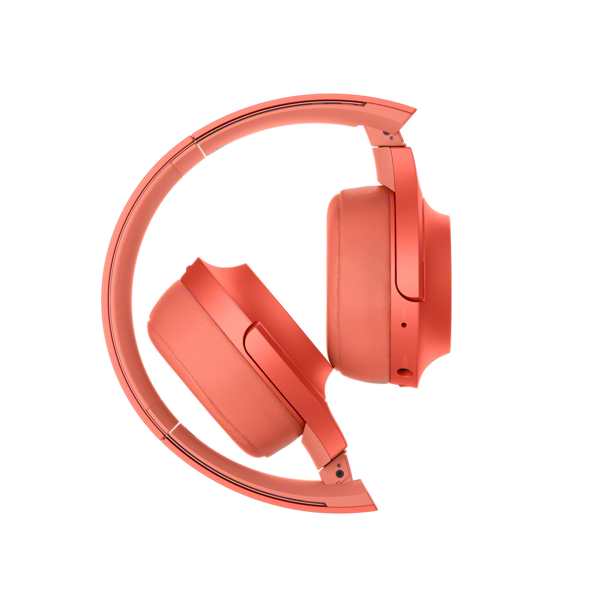 Auriculares inalámbricos - Sony WHH800R, Bluetooth, NFC, Rojo