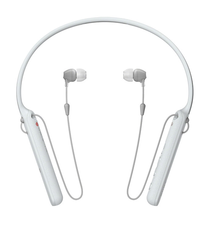 Auriculares inalámbricos - Sony WIC400W, Bluetooth, Blanco