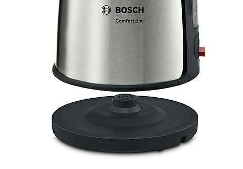 Hervidor de agua - Bosch TWK 6 A 813, Potencia 2400 W, Capacidad de 1.7 L, Triple seguridad