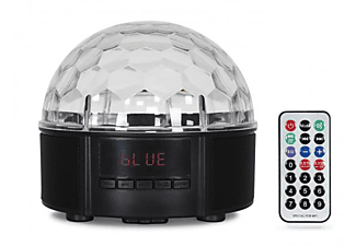 Bola de espejos - Fonestar LED-BALL08RUB, con altavoz etéreo, 6W, USB, MicroSD, MP3