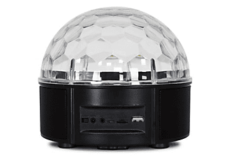 Bola de espejos - Fonestar LED-BALL08RUB, con altavoz etéreo, 6W, USB, MicroSD, MP3