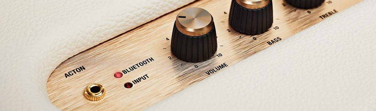 Altavoz inalámbrico - Marshall Acton II White, 60 W, 98 dB, Bluetooth