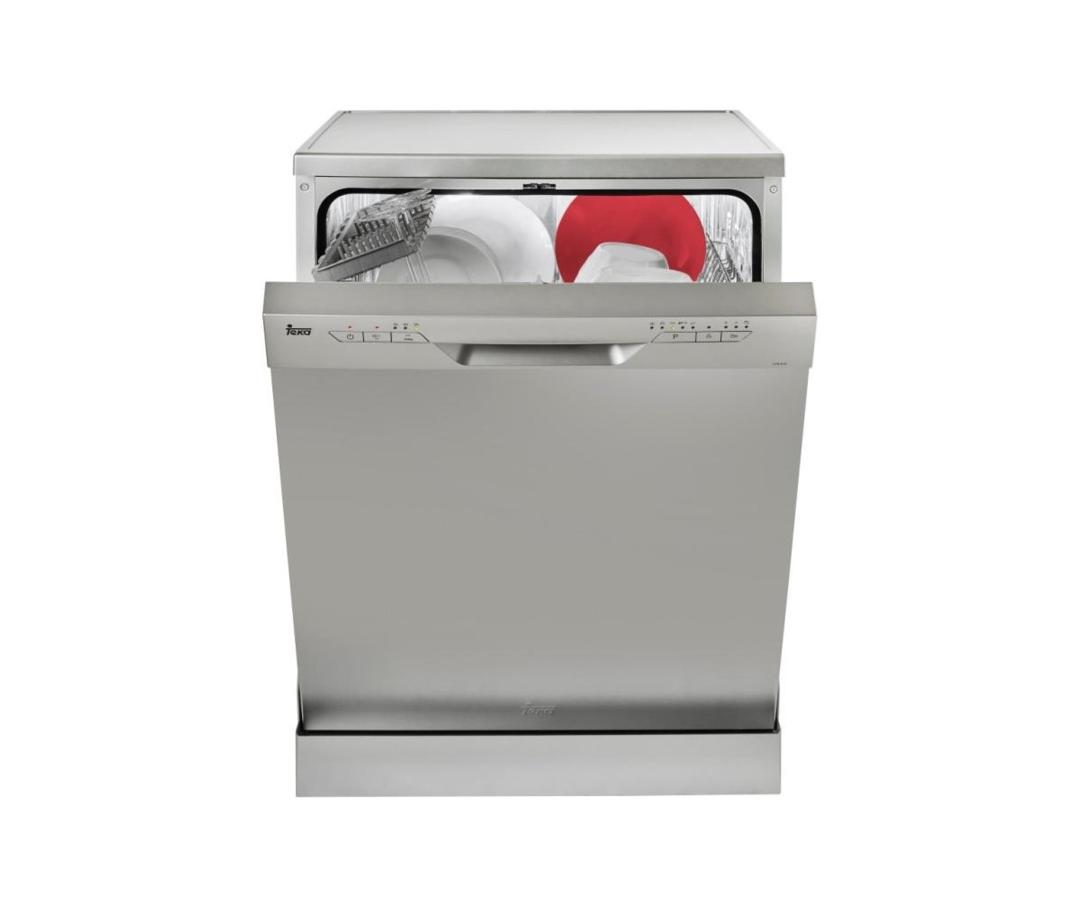 Lavavajillas - Teka LP8 810, 12 cubiertos, 5 programas, 49 dB, Libre instalación, Inox