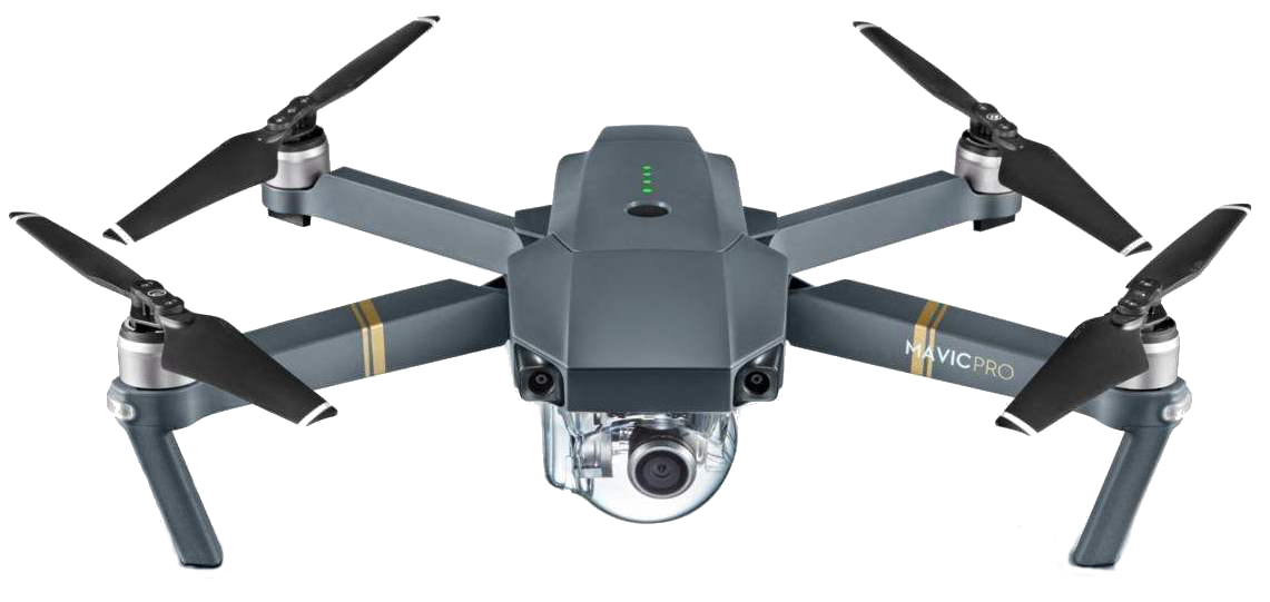 Drone - DJI Mavic Pro, 12.35 MP, Vídeo 4K, 65 km/h, Estabilizador de imagen, 27 minutos de vuelo