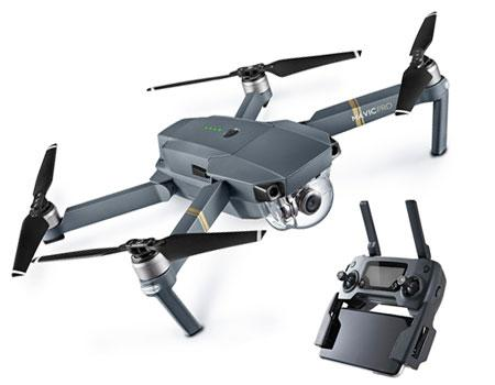 Drone - DJI Mavic Pro, 12.35 MP, Vídeo 4K, 65 km/h, Estabilizador de imagen, 27 minutos de vuelo